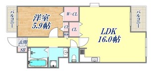 アリュレ御幣島の物件間取画像